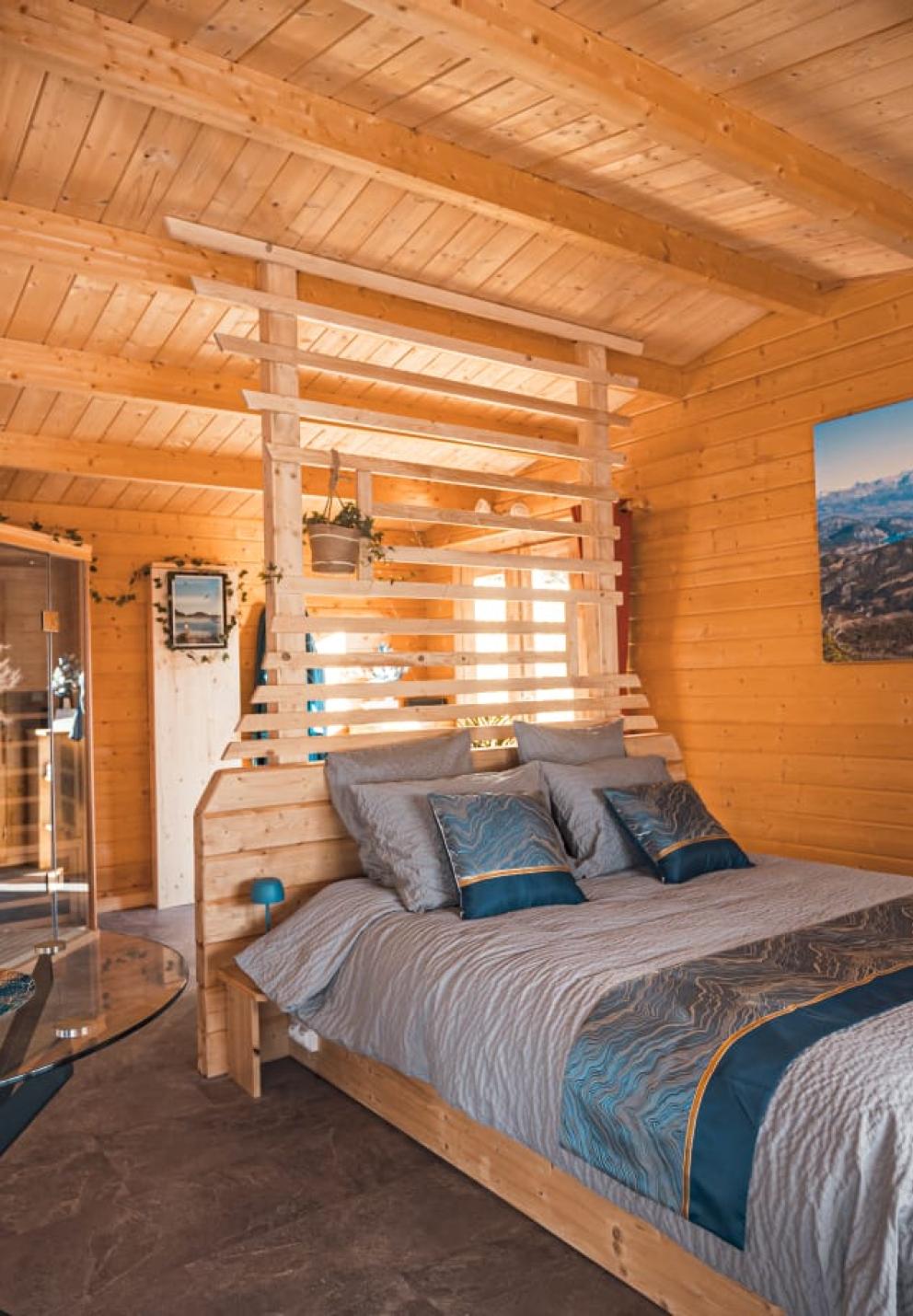 lodge l'écrin avec sauna et bain froid