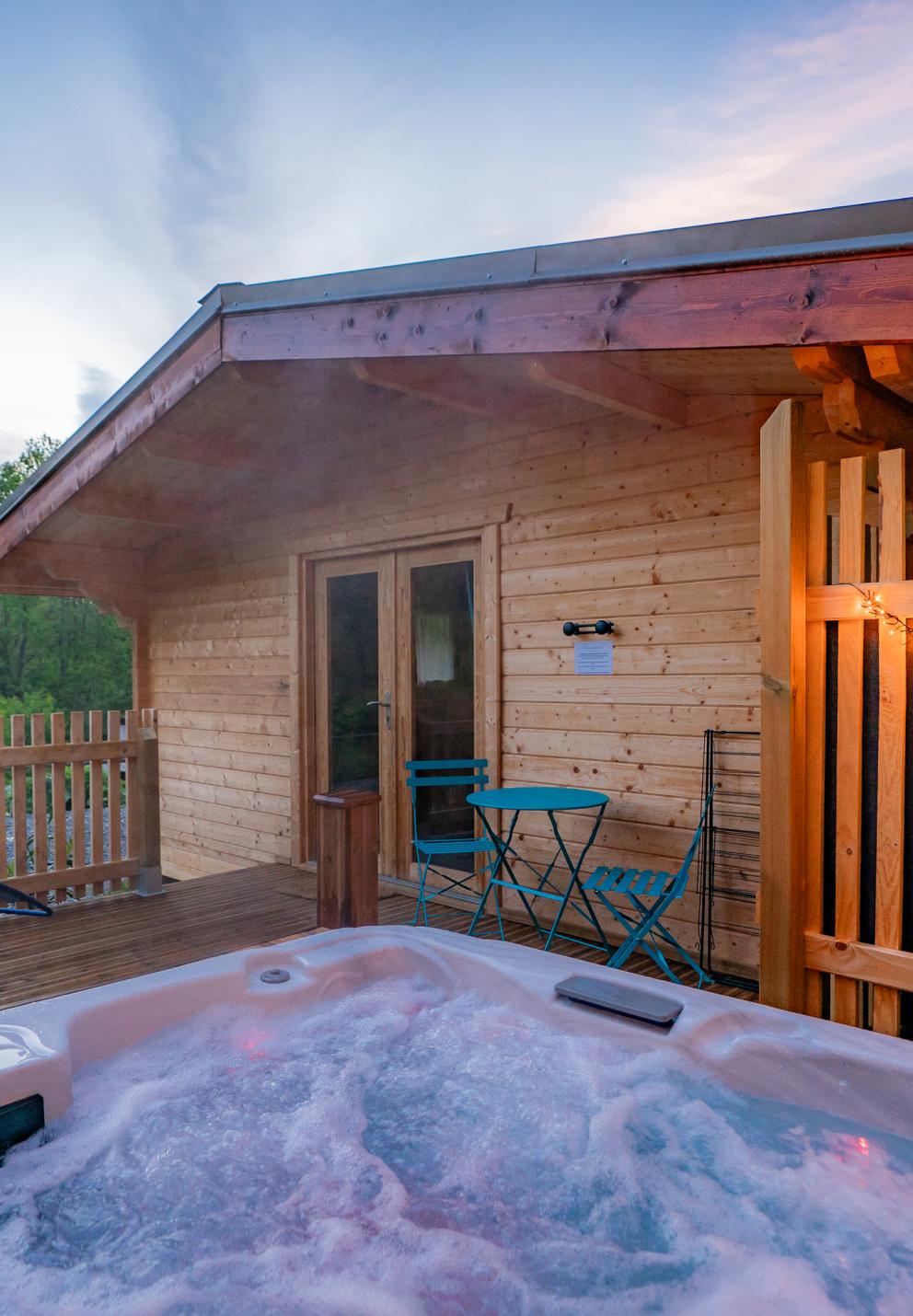 Terrasse jacuzzi