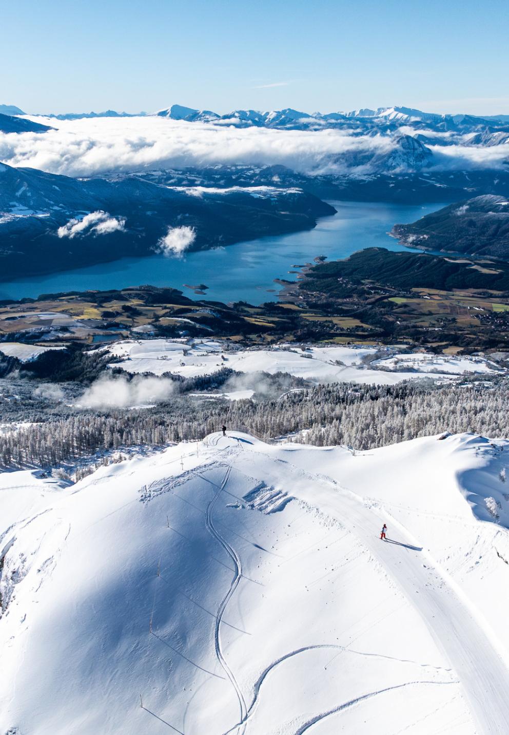 Vue lac hiver Rémi MOREL