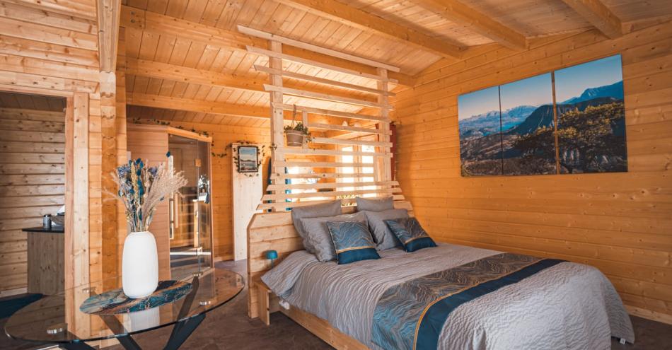 lodge l'écrin avec sauna et bain froid