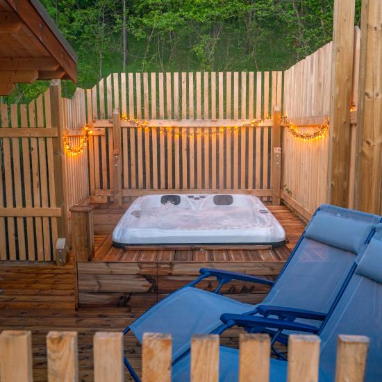 Terrasse jacuzzi